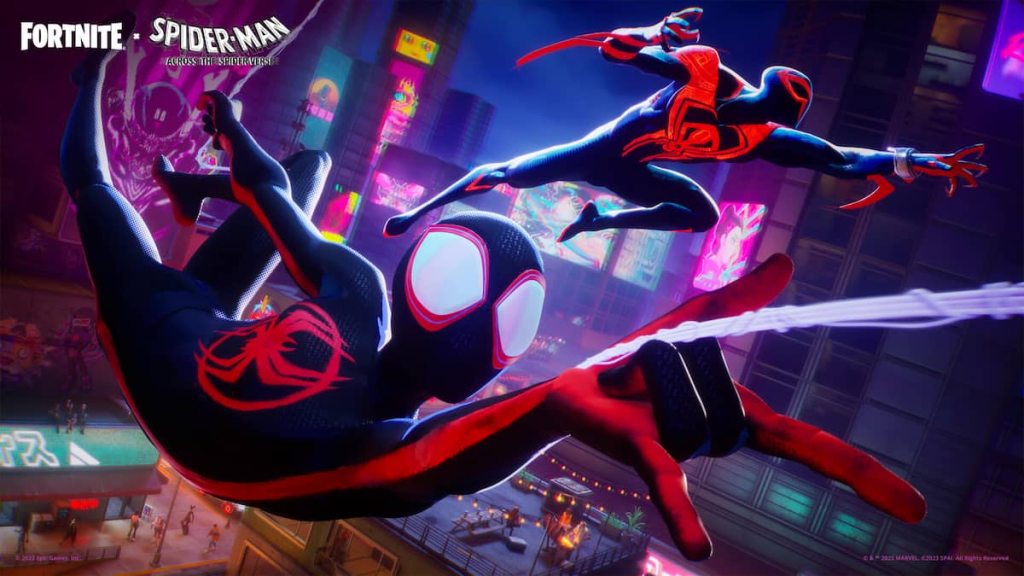 Best locations to swing 10 times using SpiderVerse  Shooters in