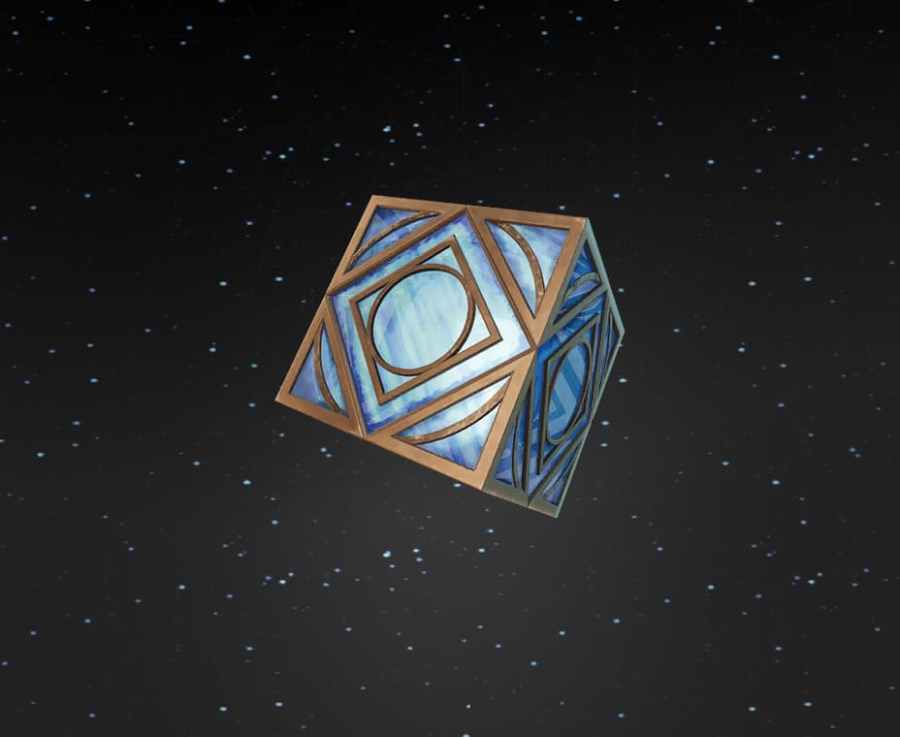 Jedi Holocron Back Bling