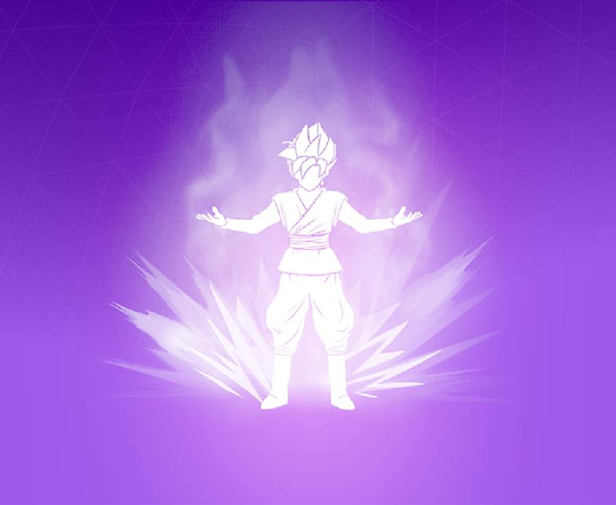 Goku Black’s Charging Up Emote