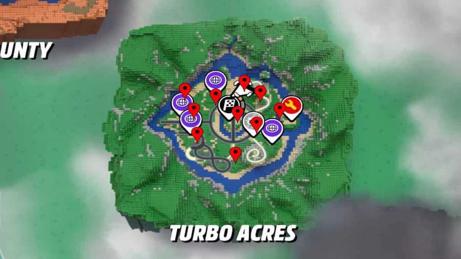 All Turbo Acres Spotless Wrenches Locations (Map) in Lego 2K Drive