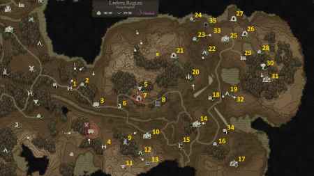 Wartales – Full Ludern Region Map & Locations Guide - Pro Game Guides