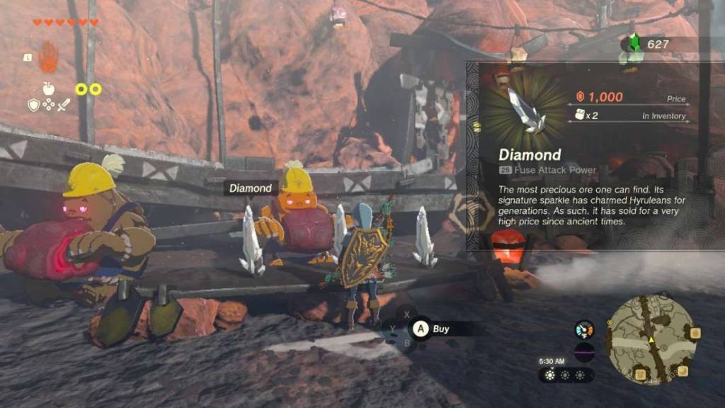 Where To Find Diamonds In Totk