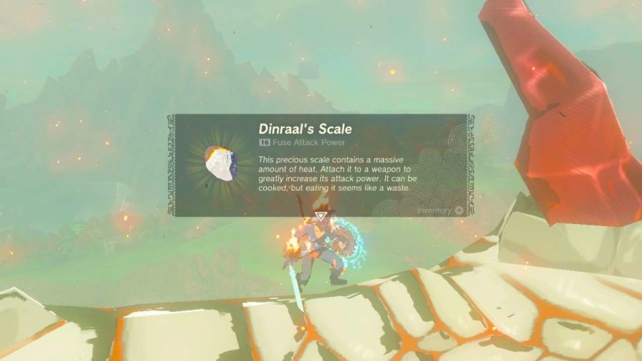 How to get Dinraal's Scale in TotK (Zelda Tears of the Kingdom) Pro