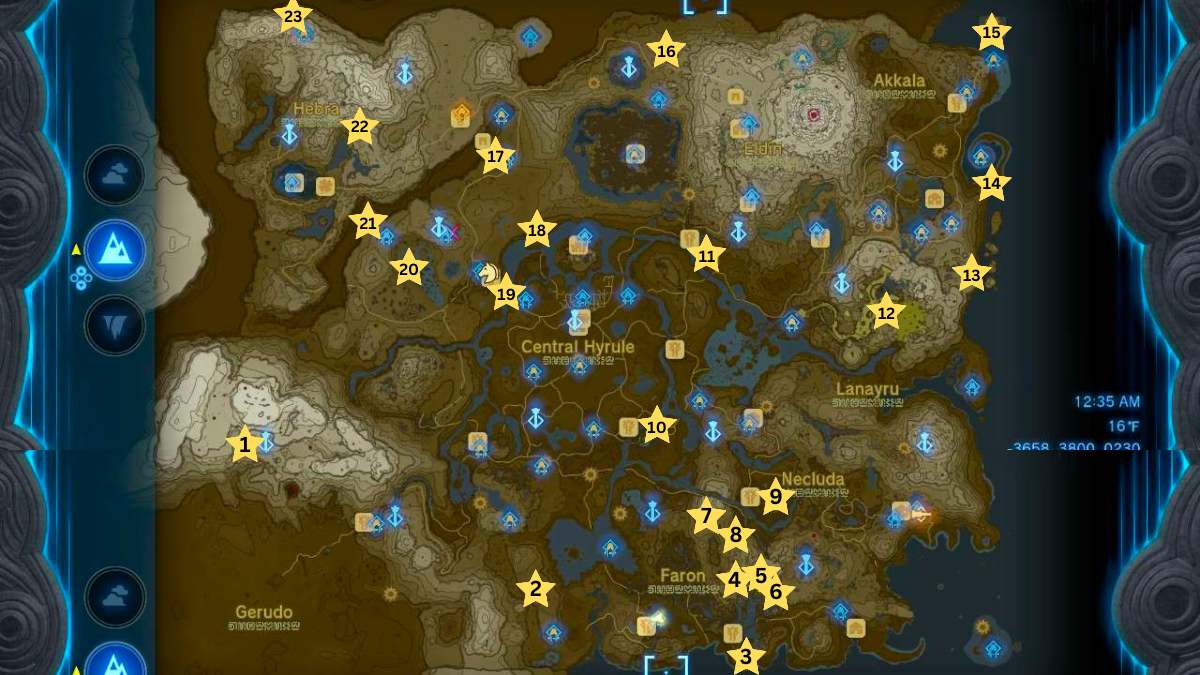 Spot Marked On An Old Map Tears Of The Kingdom Repross Com   Zelda Tears Of The Kingdom Totk Hinox Map Locations 