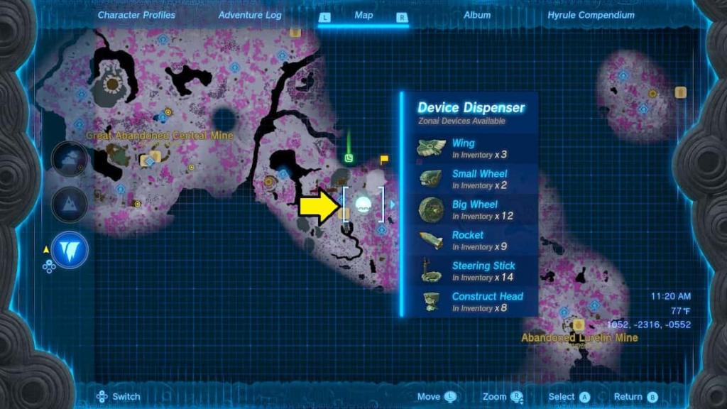 TotK Device Dispenser Locations (Map) & Items in Zelda Tears of the Kingdom Pro Game Guides