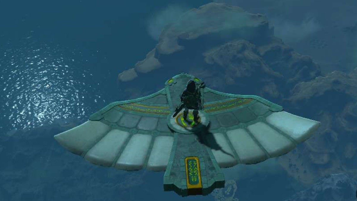 How to fly on Zonai Wing glider in Zelda Tears of the Kingdom (TOTK
