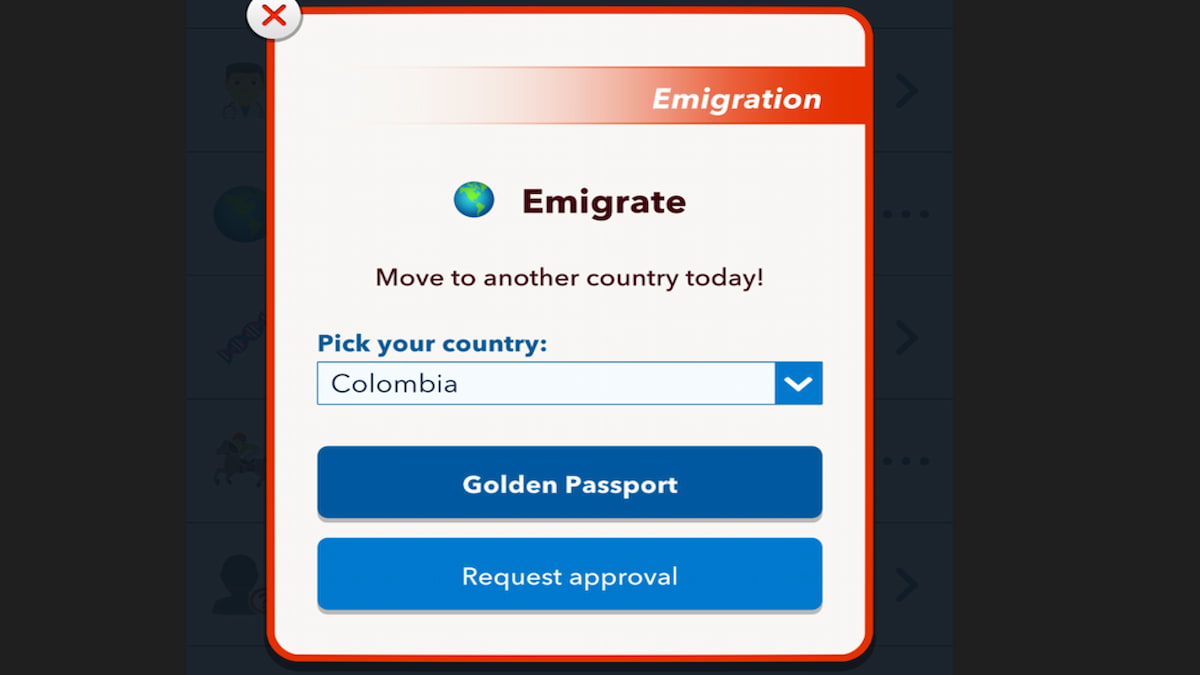 how to travel to different countries in bitlife