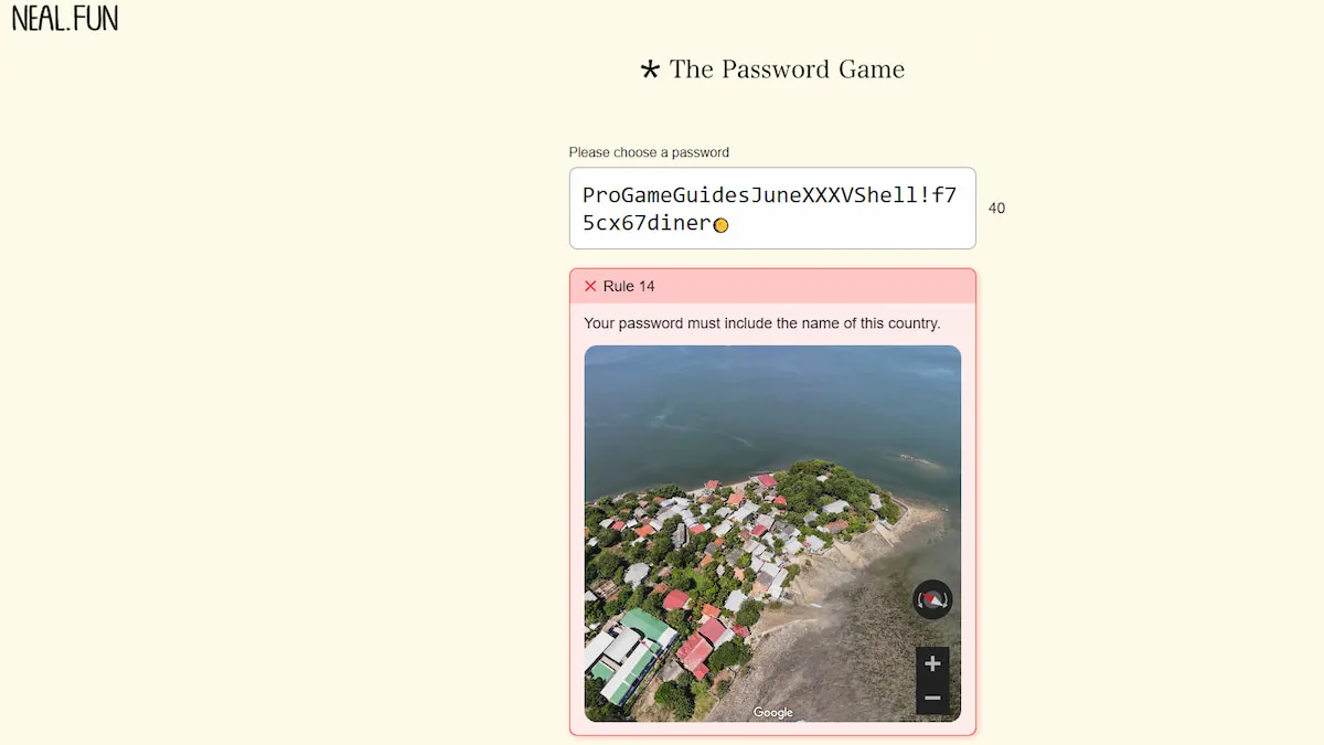 The Password Game Rule 14 - Which Country is it? - Pro Game Guides