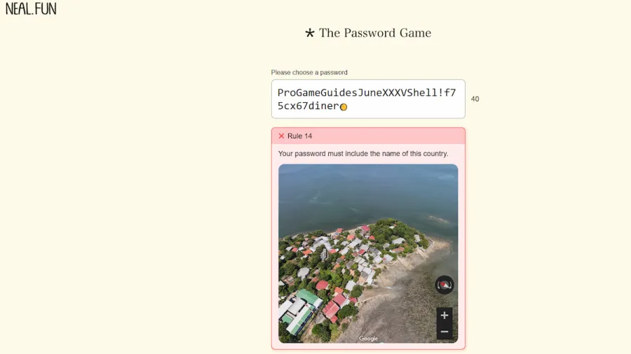 password game rule 14