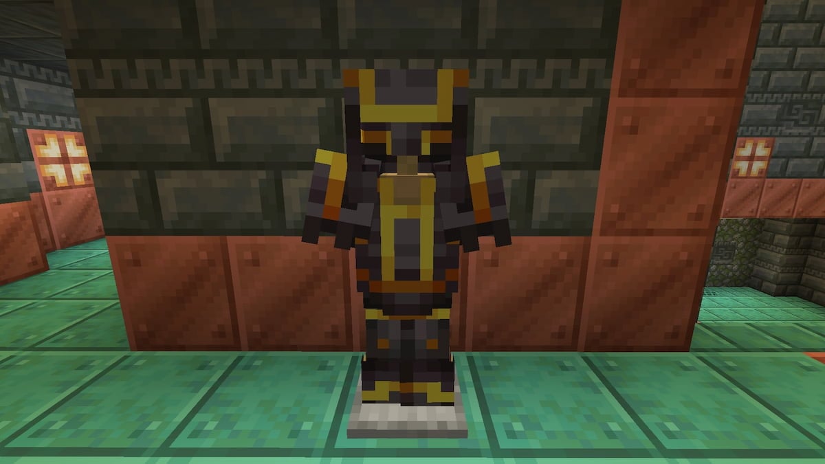 The new Bolt Armor Trim in Minecraft