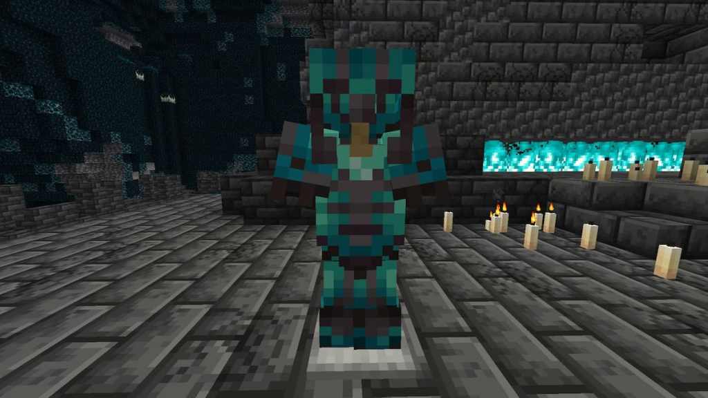 The Silence Armor Trim in Minecraft's Ancient City
