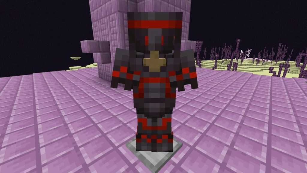 The Spire Armor Outfit in Minecraft End City