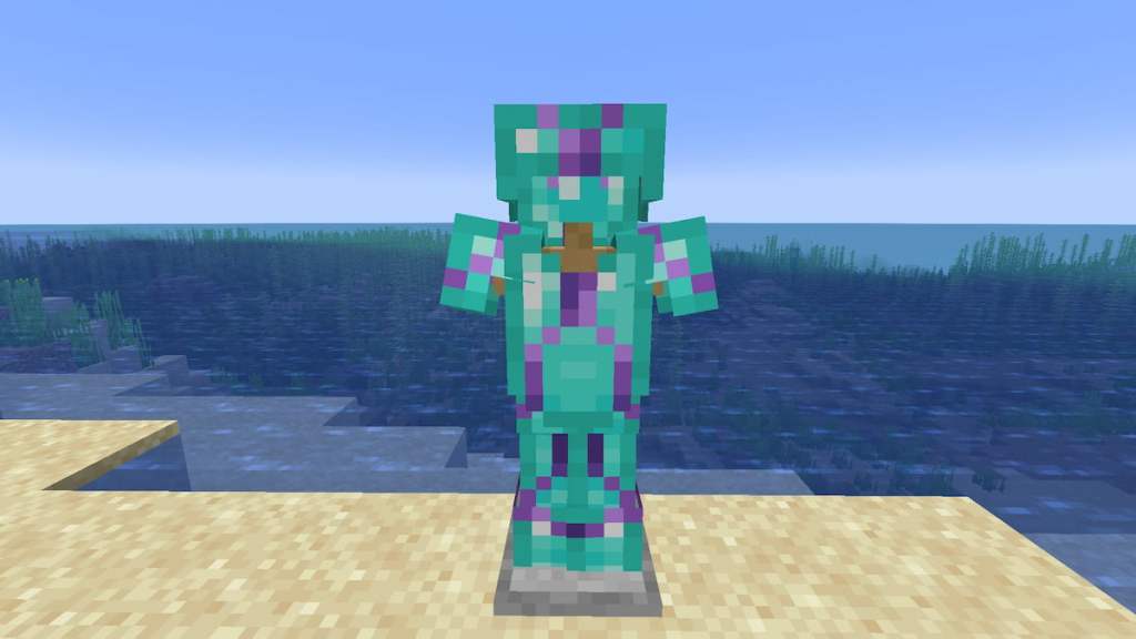 The Tide Armor Trim in Minecraft