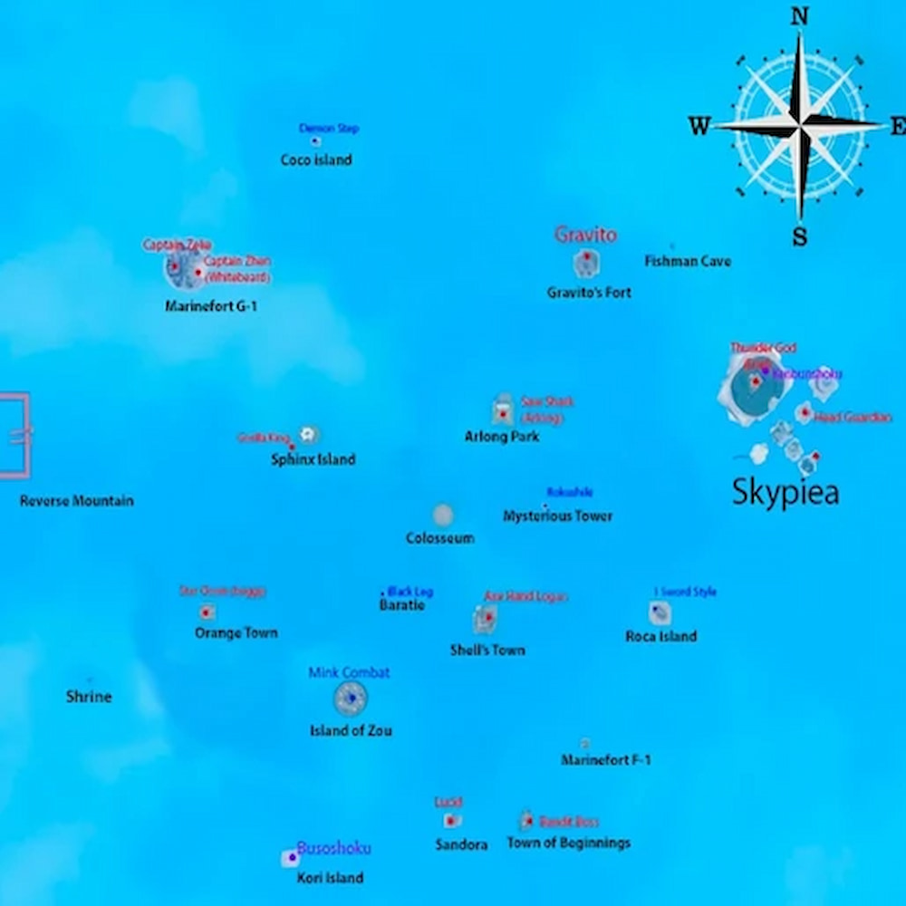 Gpo islands. Карта GPO Roblox. Карта ГПО 2 мир.