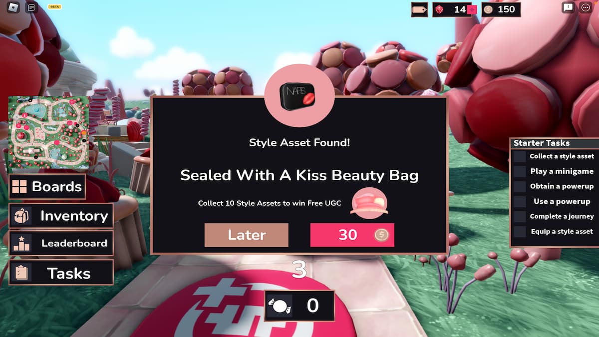 ITEM GRÁTIS : COMO PEGAR A BOLSA KISS NO NARS SWEET RUSH. ROBLOX 