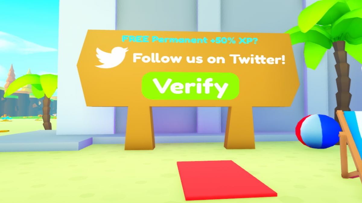 How To *VERIFY TWITTER ACCOUNT* In Roblox Pet Simulator X To Get TWITTER  REWARDS! 