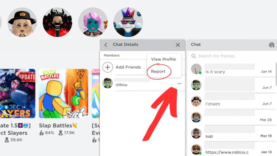 Roblox Reported Button How to report players on Roblox | Pro Game Guides