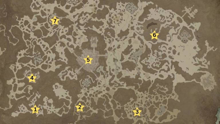 All Fractured Peaks Waypoint Locations Map In Diablo 4 Pro Game Guides
