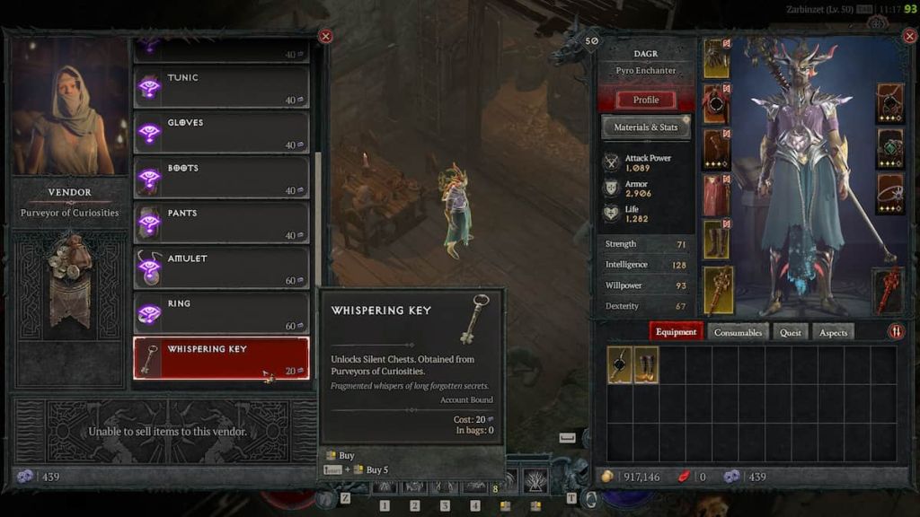 Шепчущий ключ diablo. Шепчущий ключ diablo