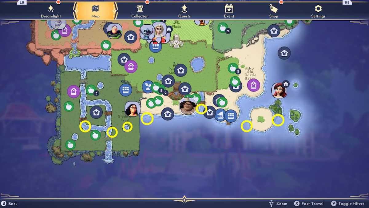 How to get every Emerald Bottle in Disney Dreamlight Valley - Pro Game