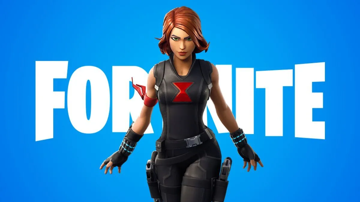 Fortnite rarest skins black widow outfit