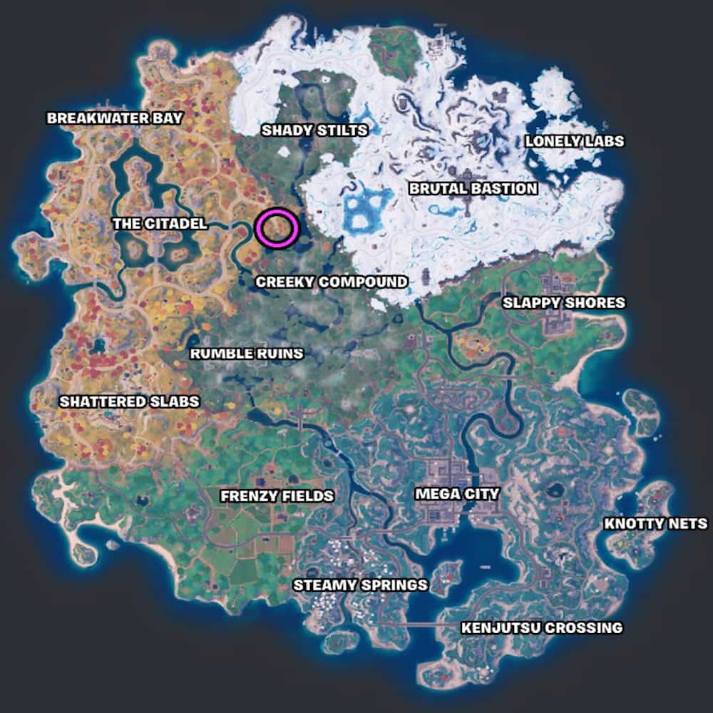 where to find Chalice location in Fortnite
