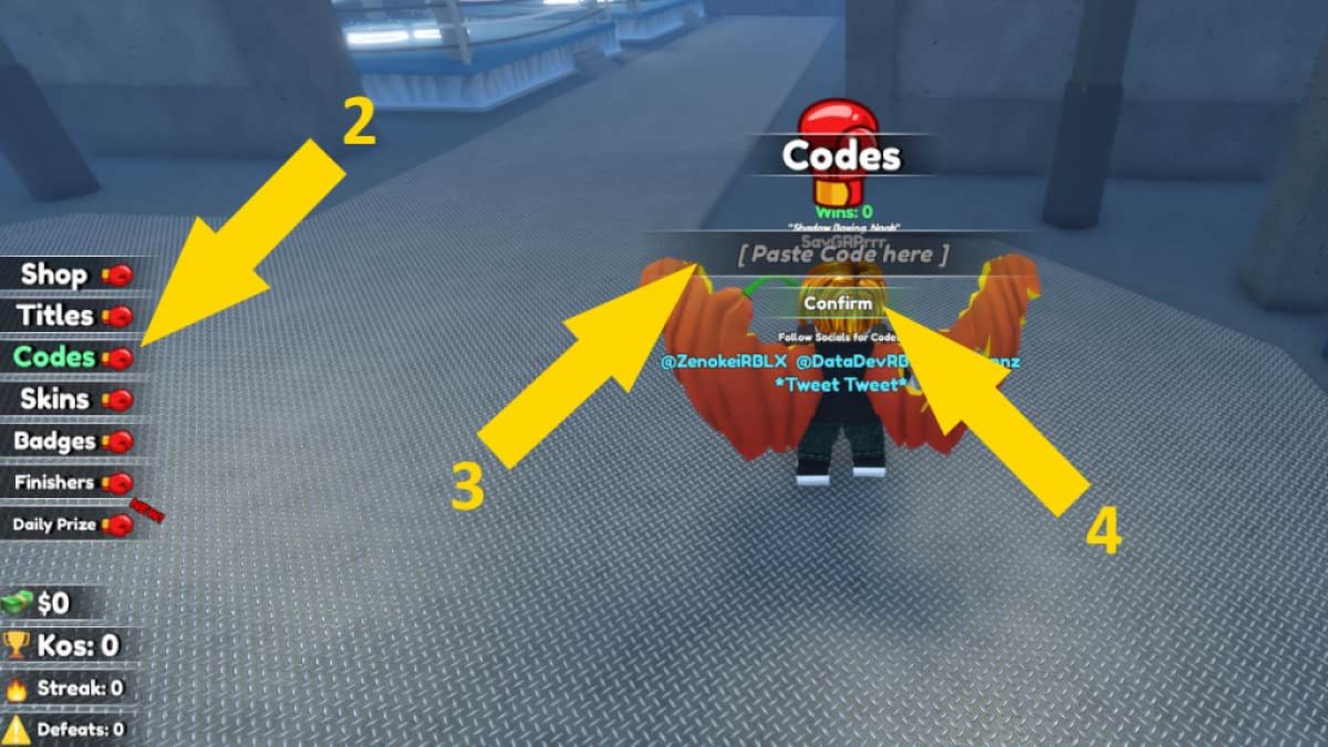 roblox jogo de boxe codes