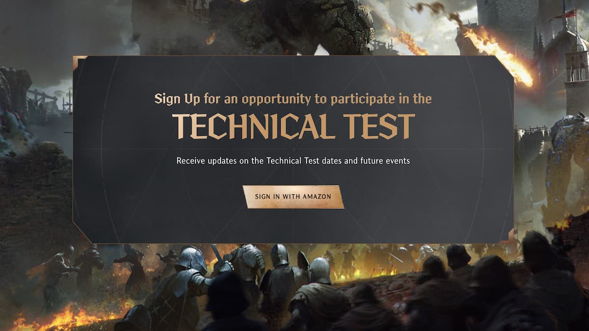 How to sign up for the Throne and Liberty Tech Test Pro Game Guides