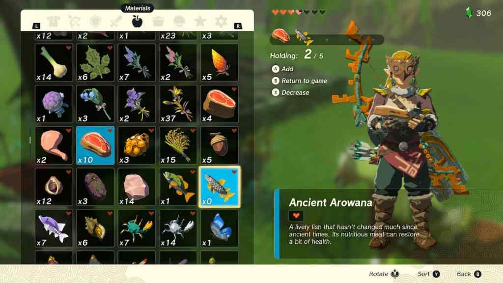 How to cook Meat and Seafood Fry recipe in Tears of the Kingdom (TotK