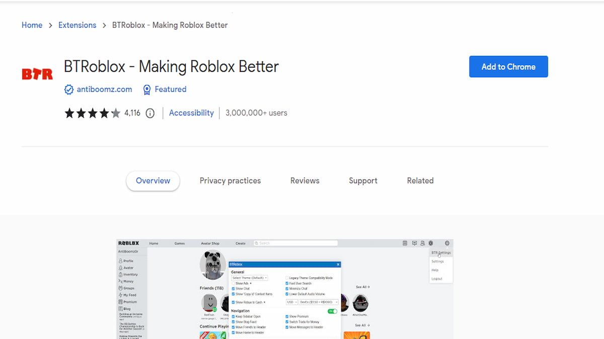 BTRoblox Extension Guide - What it is and How to Download - Pro