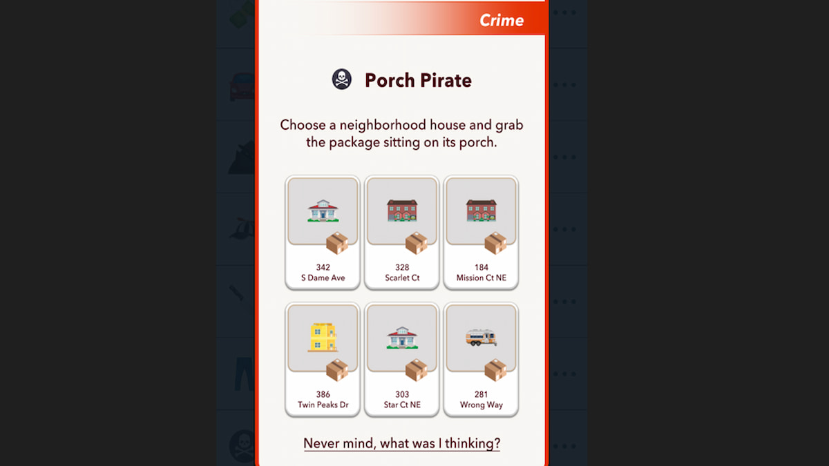 How to a porch pirate in BitLife Pro Game Guides