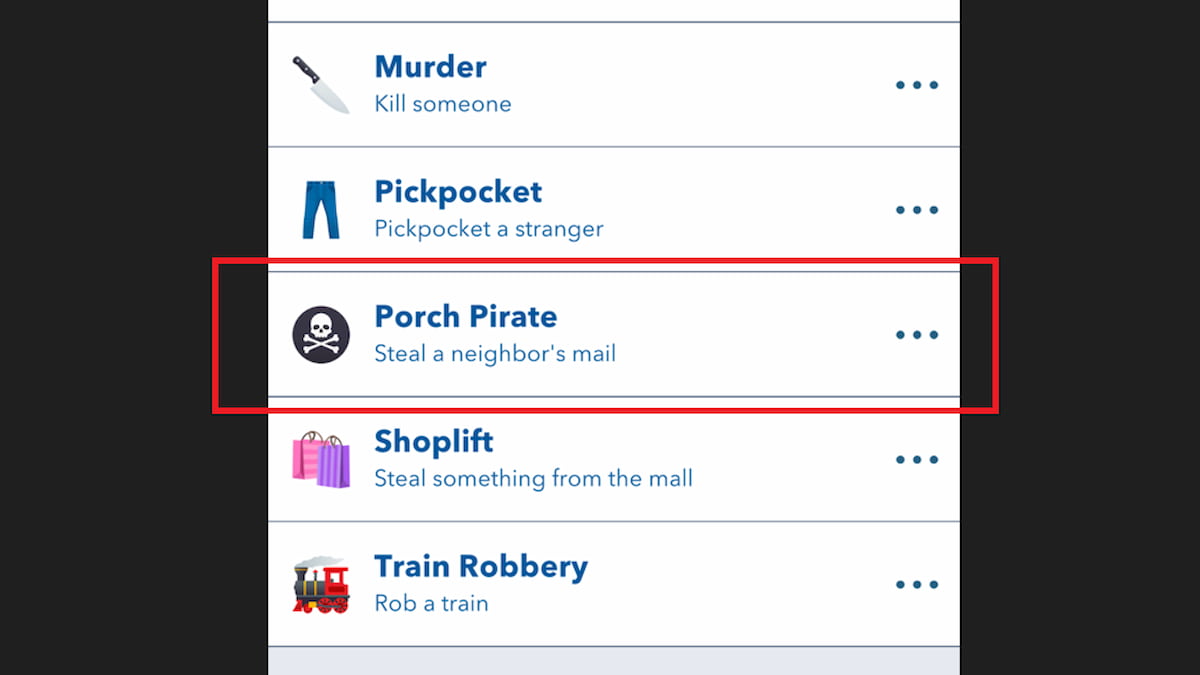 How to a porch pirate in BitLife Pro Game Guides