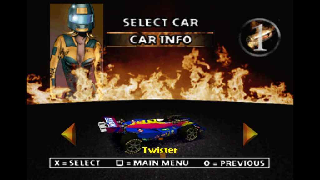 Twisted Metal 2 Twister car