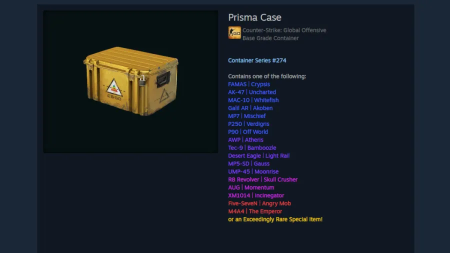Best 14 CSGO Cases to open Pro Game Guides