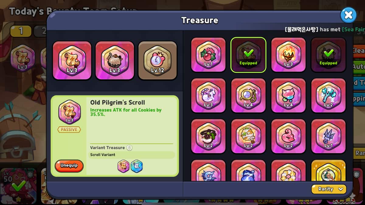 How to equip Treasures in Cookie Run Kingdom Pro Game Guide