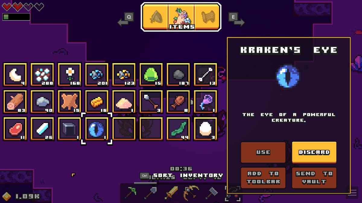 How to get Kraken Eye in Forager Pro Game Guides