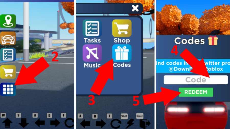 DownForce Stunt Driving Codes | Pro Game Guides