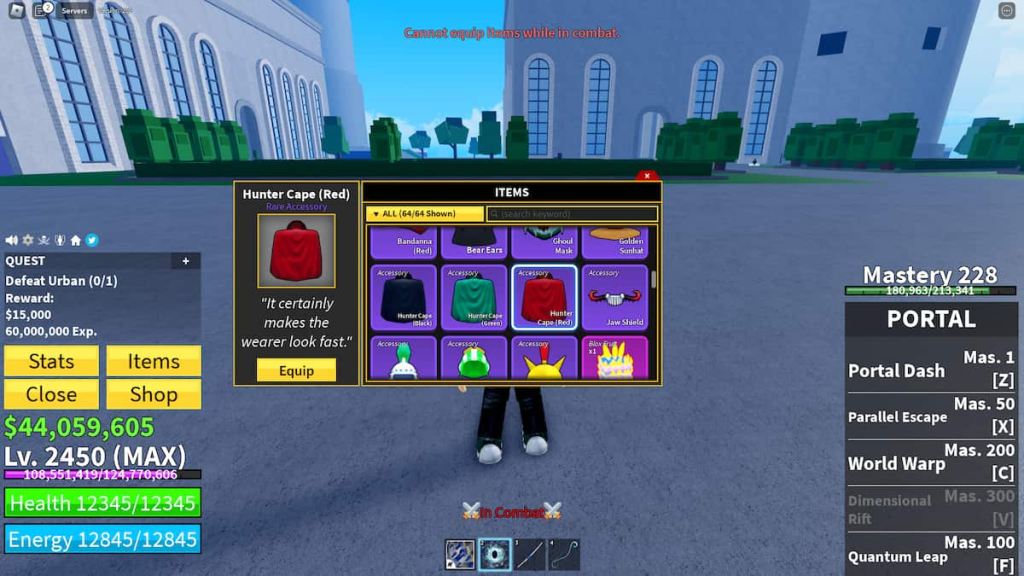 COMO PEGAR A HUNTER CAPE NO BLOX FRUITS! #roblox #bloxfruits