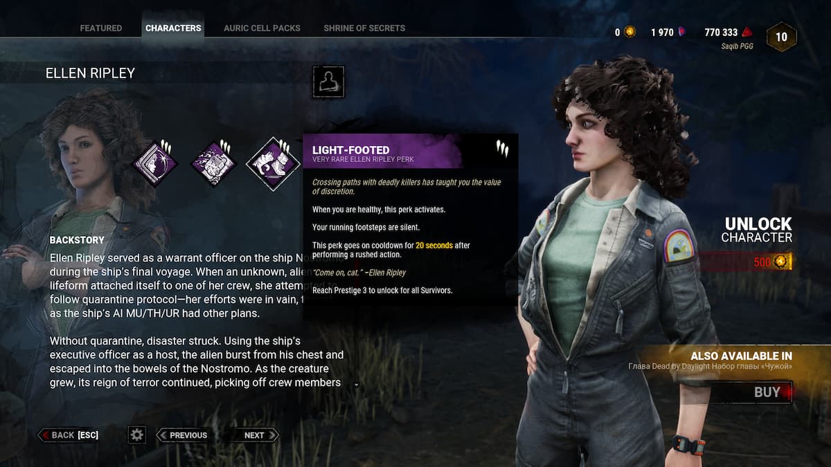 All Ellen Ripley Perks In Dead By Daylight - Pro Game Guides