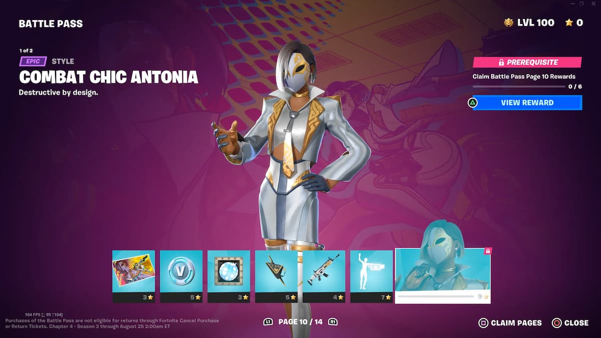 Fortnite Chapter 4 Season 4 Battle Pass Rewards Page 10