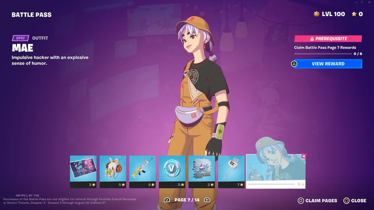 Fortnite New Season Battle Pass Rewards Chapter 4 Season 4 Pro Game