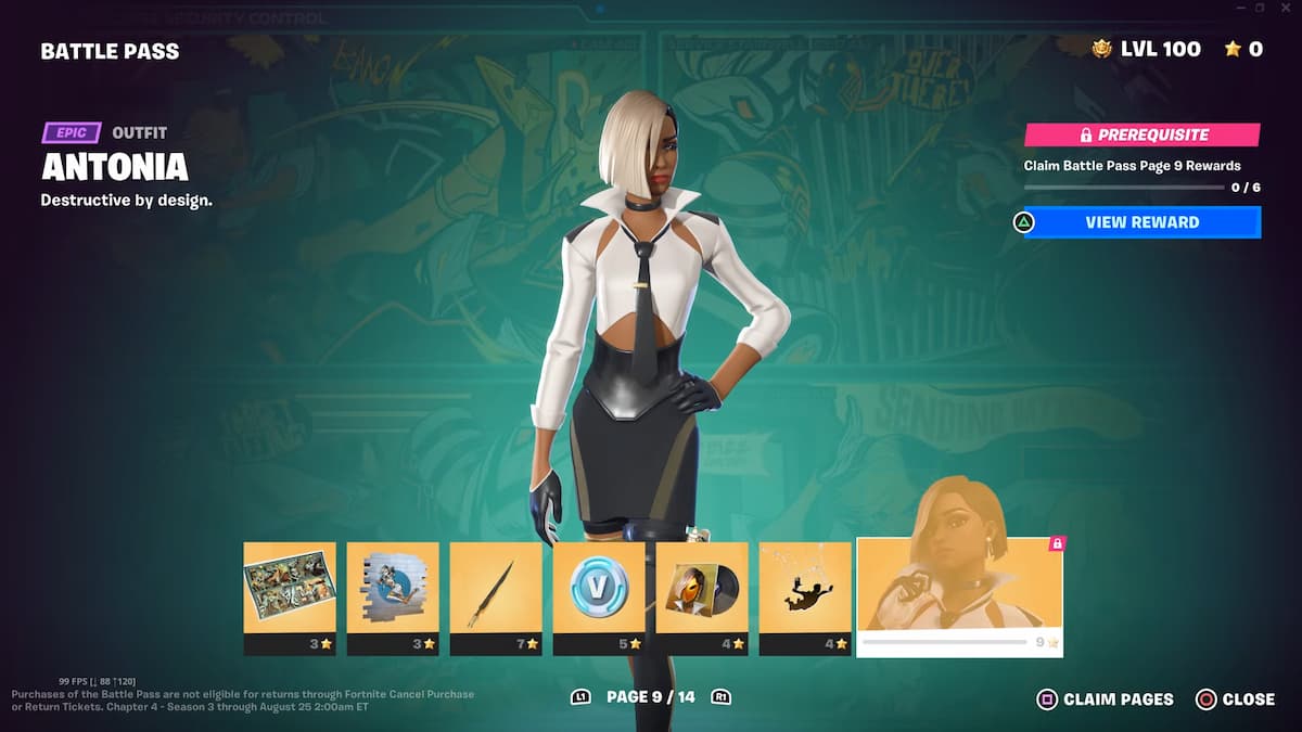 Fortnite New Season Battle Pass Rewards Chapter 4 Season 4 Pro Game