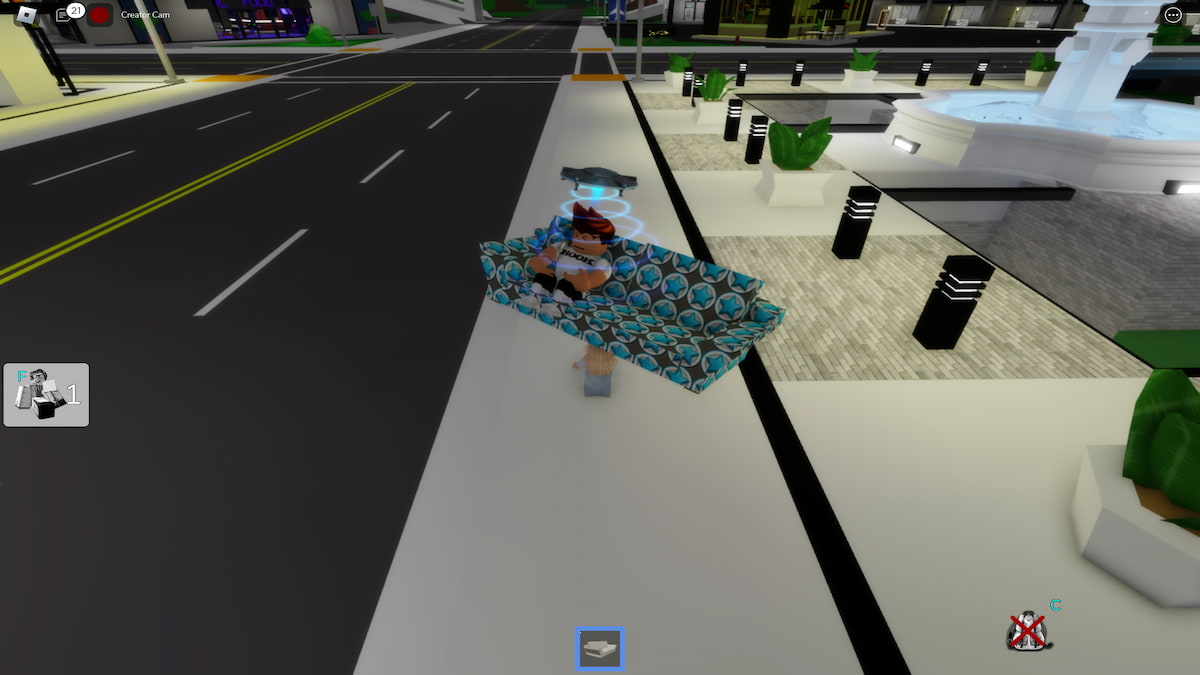 Me (IGplayz8) and my friend (jemmaplayz09) found a glitch that gave us a  hold able sofa in Brookhaven. You can't place it, but we believe it might  be a prob soon! You