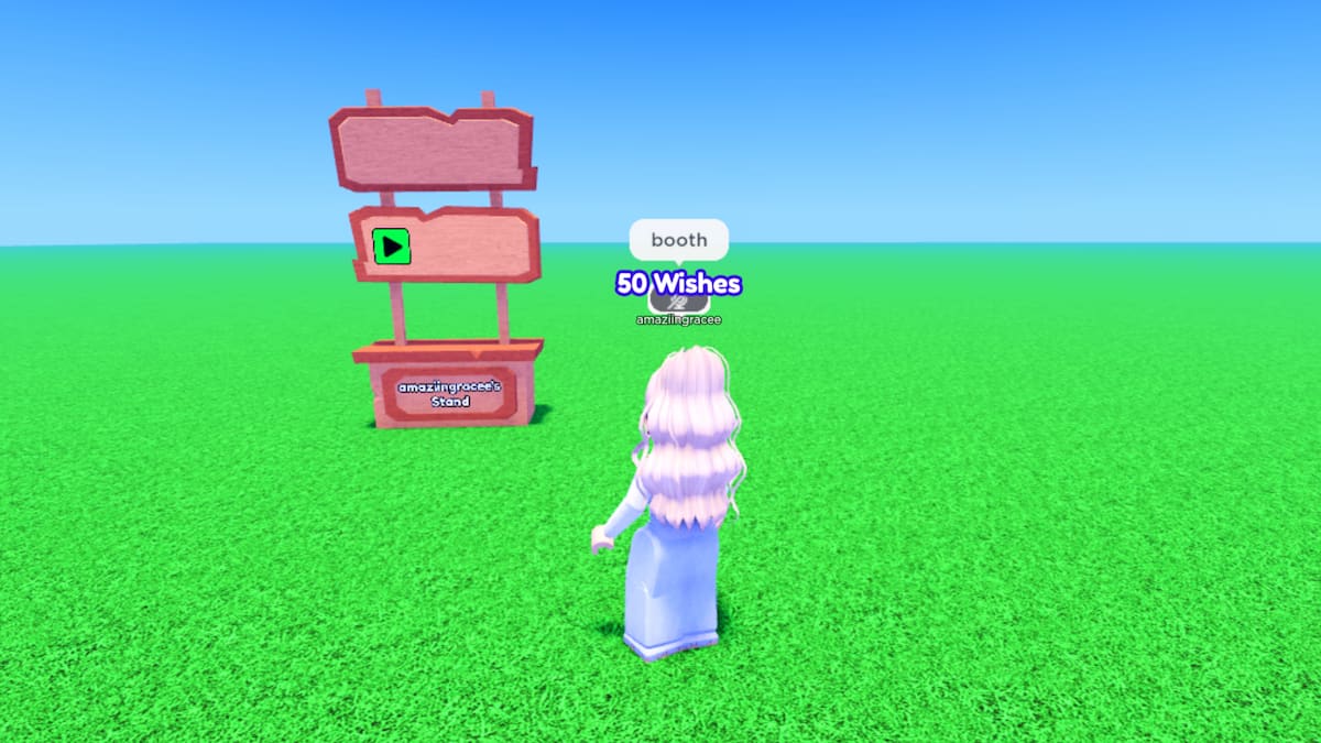 How to set up a stand in Roblox Pls Donate