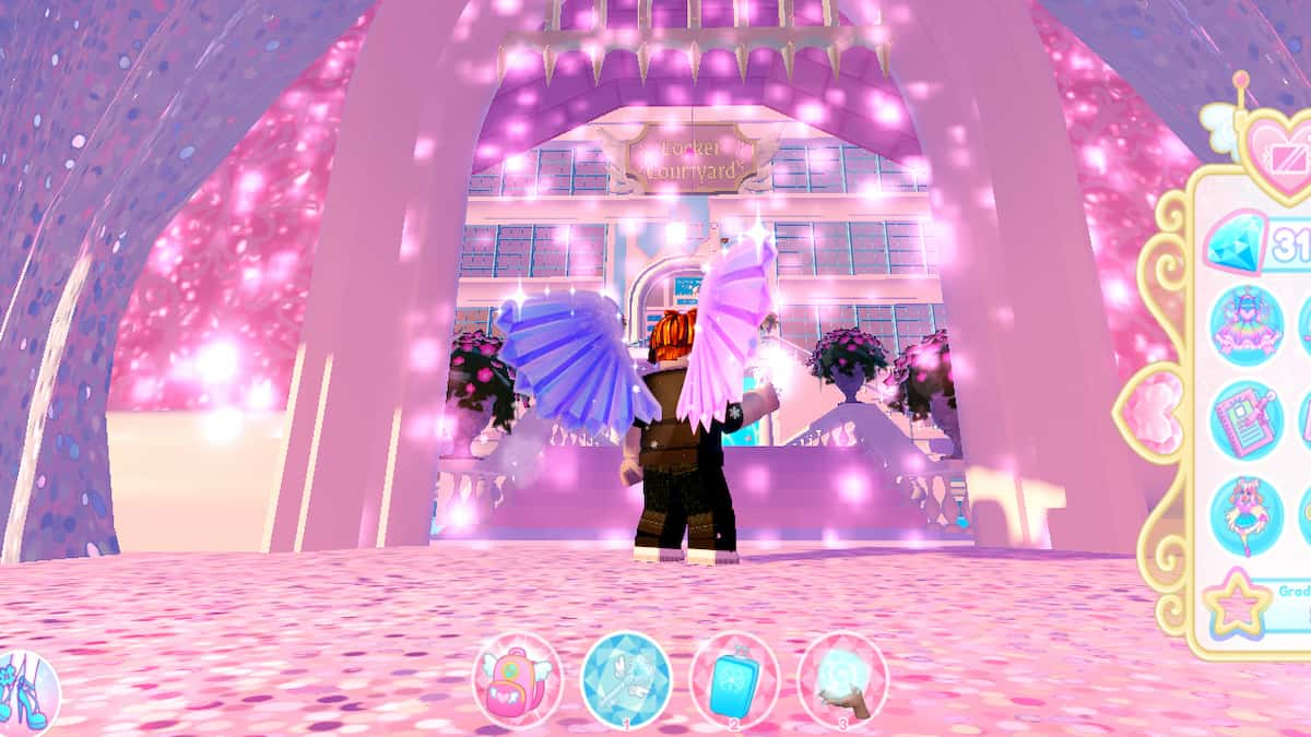 Royale high campus 3 dorm idea light pink white in 2023