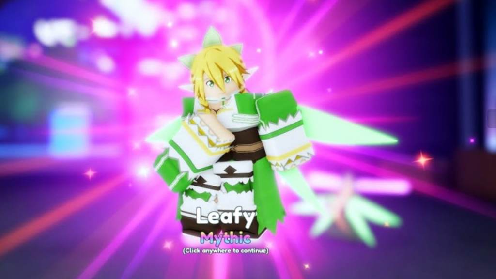 Leafy (Leafa), Anime Adventures Wiki
