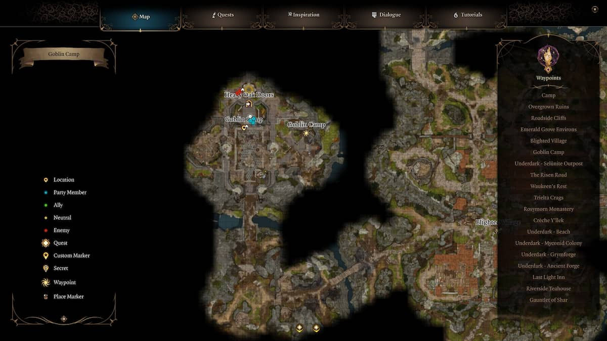 Baldur S Gate 3 Goblin Camp Guide How To Eliminate The Goblin Leaders   Baldurs Gate 3 Goblin Camp Map 