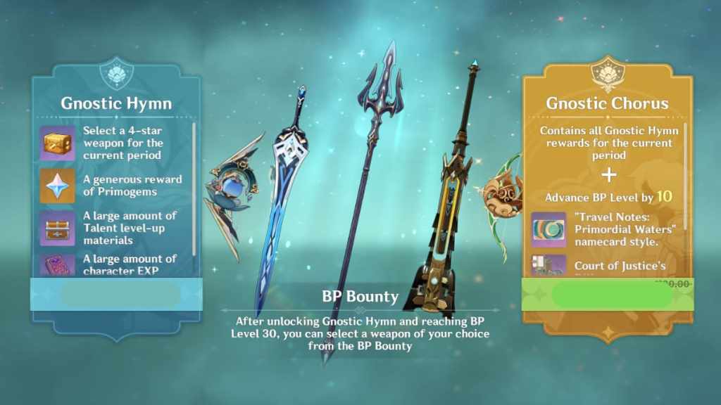 ENews All New Battle Pass (BP) Weapons in Genshin Impact 4.0 Pro
