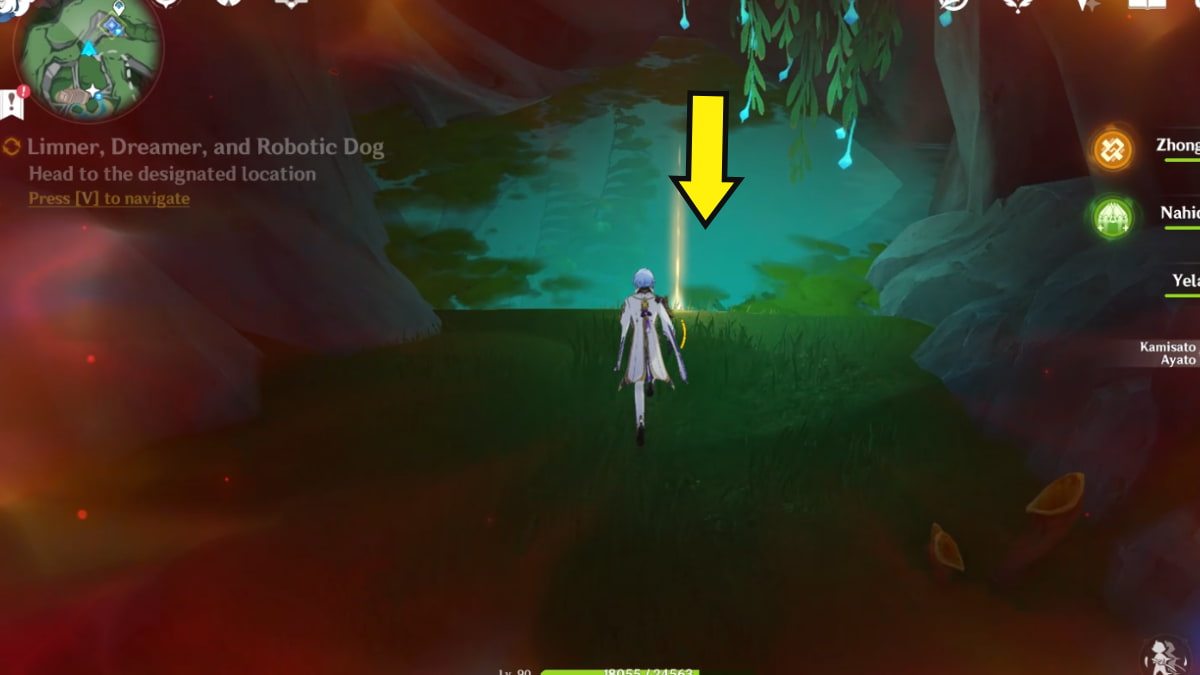 Genshin Impact Blue Longing of Heart and Moon World Quest Guide