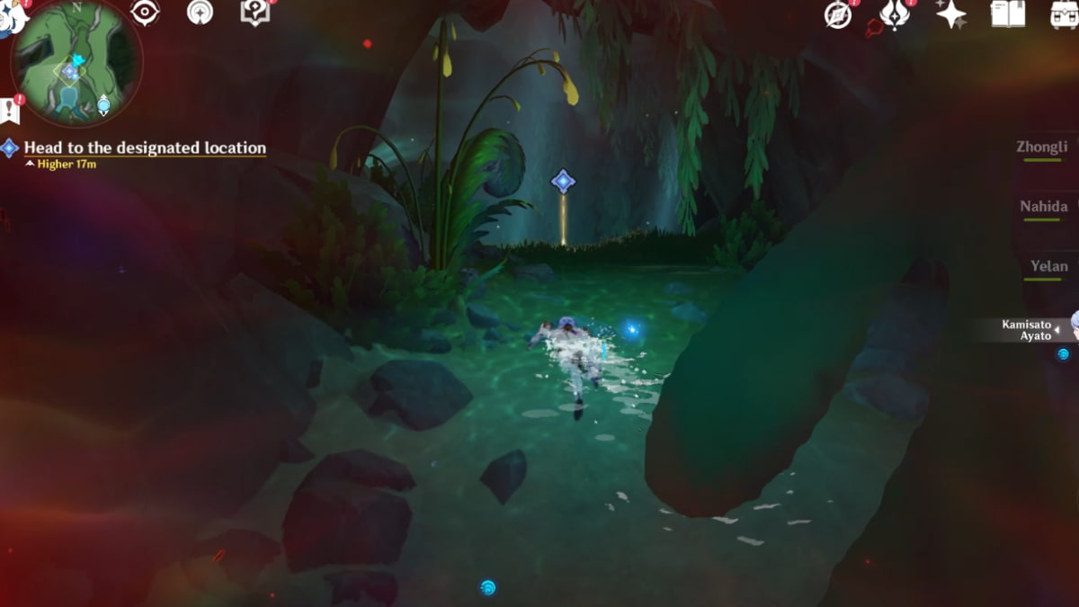 Genshin Impact Blue Longing of Heart and Moon World Quest Guide